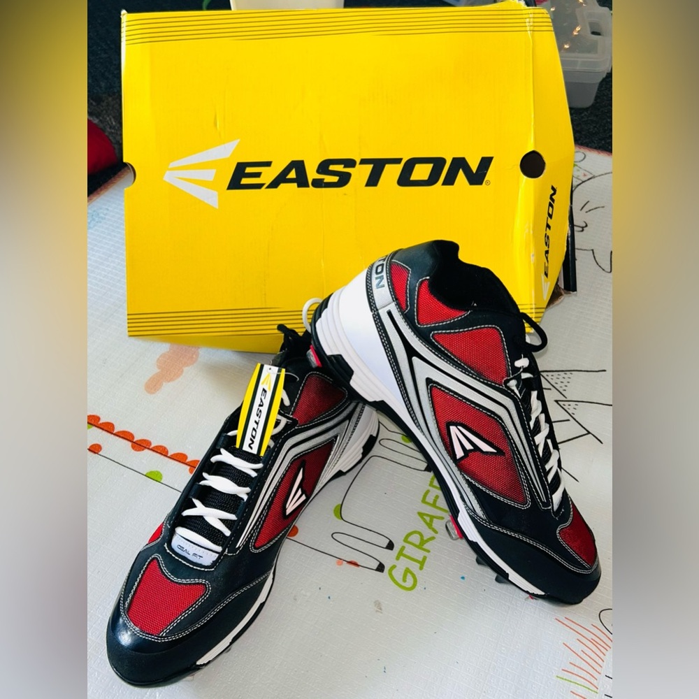 Easton Red and Black Athletic Shoes size 13